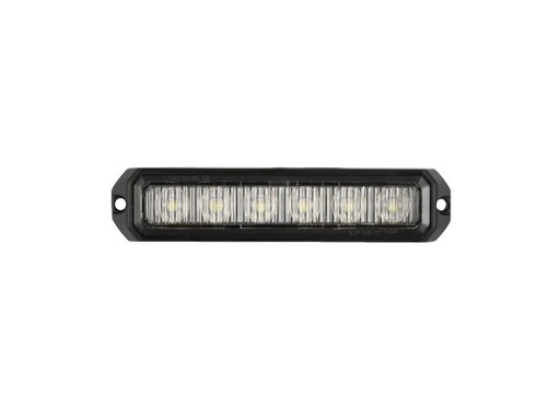 [5850176HP-W] LED flitser "mini" wit 6x3W LED - 850176HP-WM