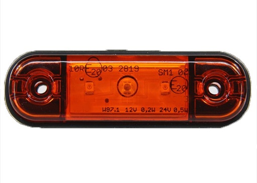 [5800340] LED sidemarker ultrathin mounting 3 LEDs 9-36V orange