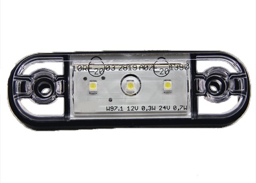 [5800342] WAS WITTE LED ZIJMARKERING 3-LED 12/24V