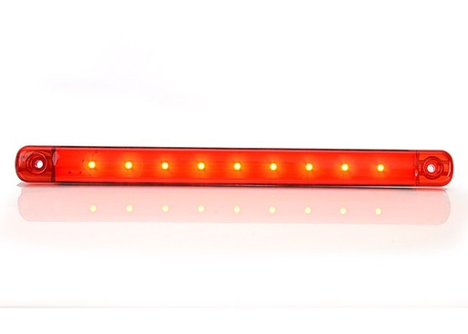 [5800347] LED sidemarker ultrathin mounting 9 LEDs 9-36V red