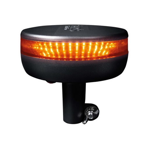 [5850955] Cruise Light orange beacon warning light LED Pole Mounting/DIN - Amber Lens