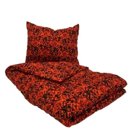 [44050070] Duvet Cover & Pillowcase - Danish Red Design