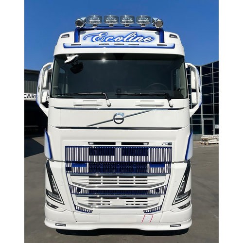 [2VFH4XXOS2N] Bumper Spoiler Volvo FH4/5 - 12cm deeper - 2 Lightholes