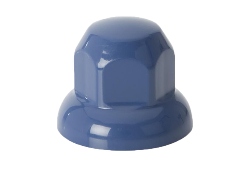 [31101312B] (32mm) Plastic blue wheel nut caps (20 pieces)