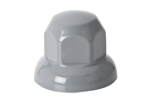 [31101312G] (32mm) Plastic gray wheel nut caps (20 pieces)