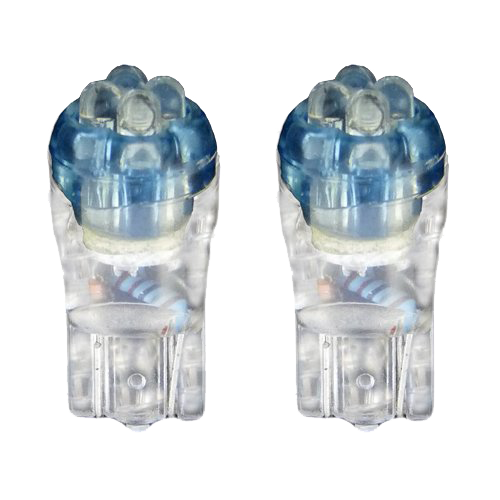 [46350581] T10 Wedge 4 LED's (2 Pc's) - Blue