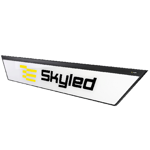 [18203842-SKY] Slim LED Sign 24V - NextGen Scania R/S Highline Dimensions: 23x138cm (LED's excluded from warranty)  