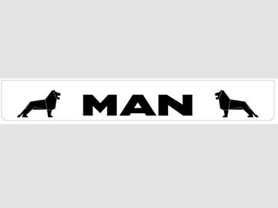 [46500907] White rear bumper flap MAN in Black