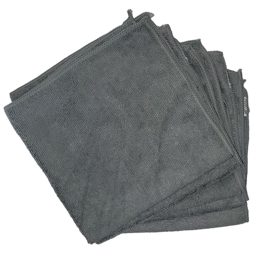 [50300100] Set (5 Pieces) Microfibre Cloths - Light Grey